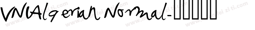 VNIAl9erian Normal字体转换